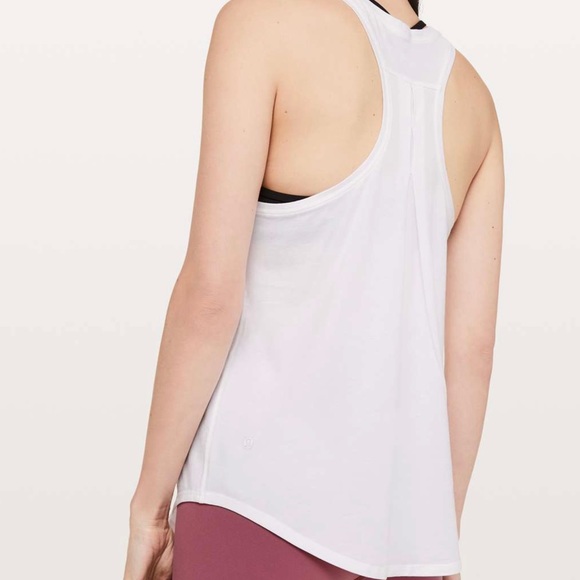 Lululemon Love Tank Pleated White - Picture 2 of 6
